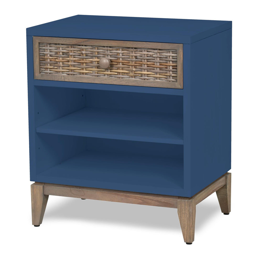 1 drawer Nightstand - Blue
