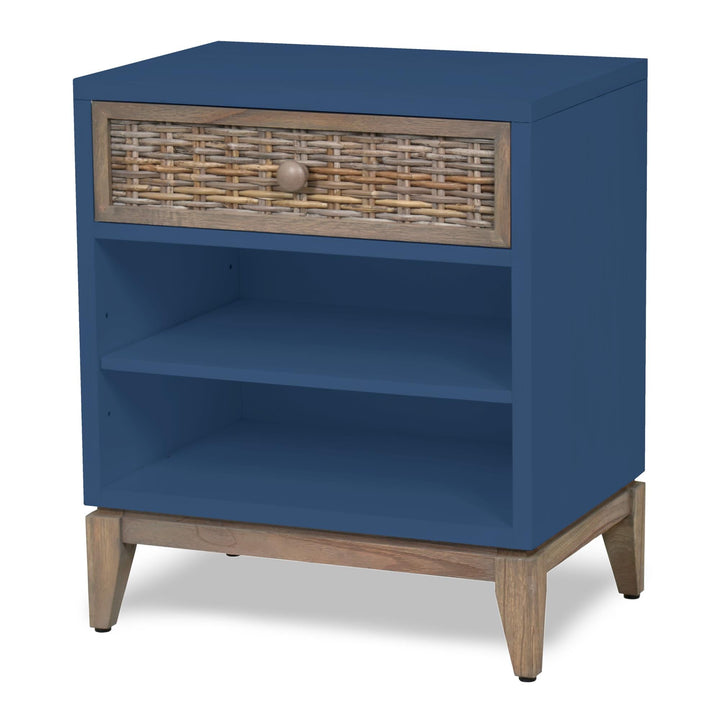 1 drawer Nightstand - Blue