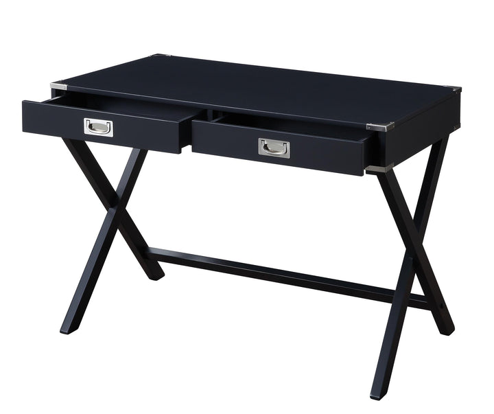 Two drawers writing desk - Charcoal