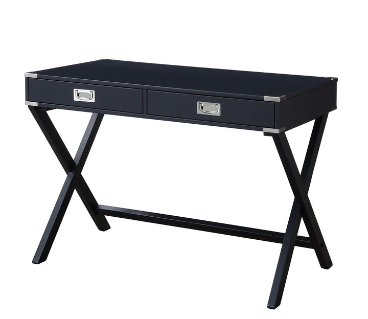 2 storage drawers learning writing desk - Charcoal