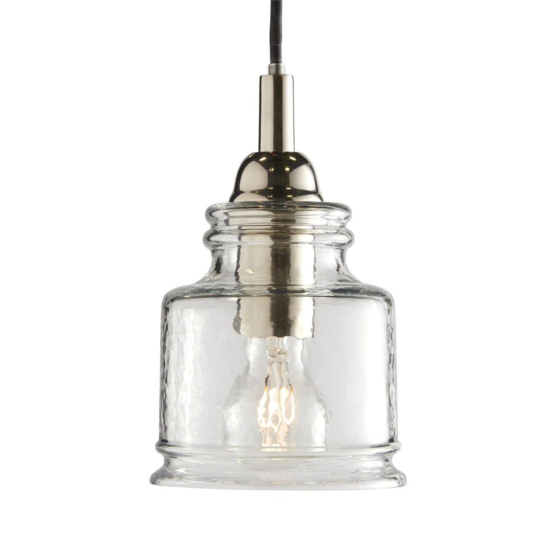 Ceiling Lamp with Metal Accents - Glacier White