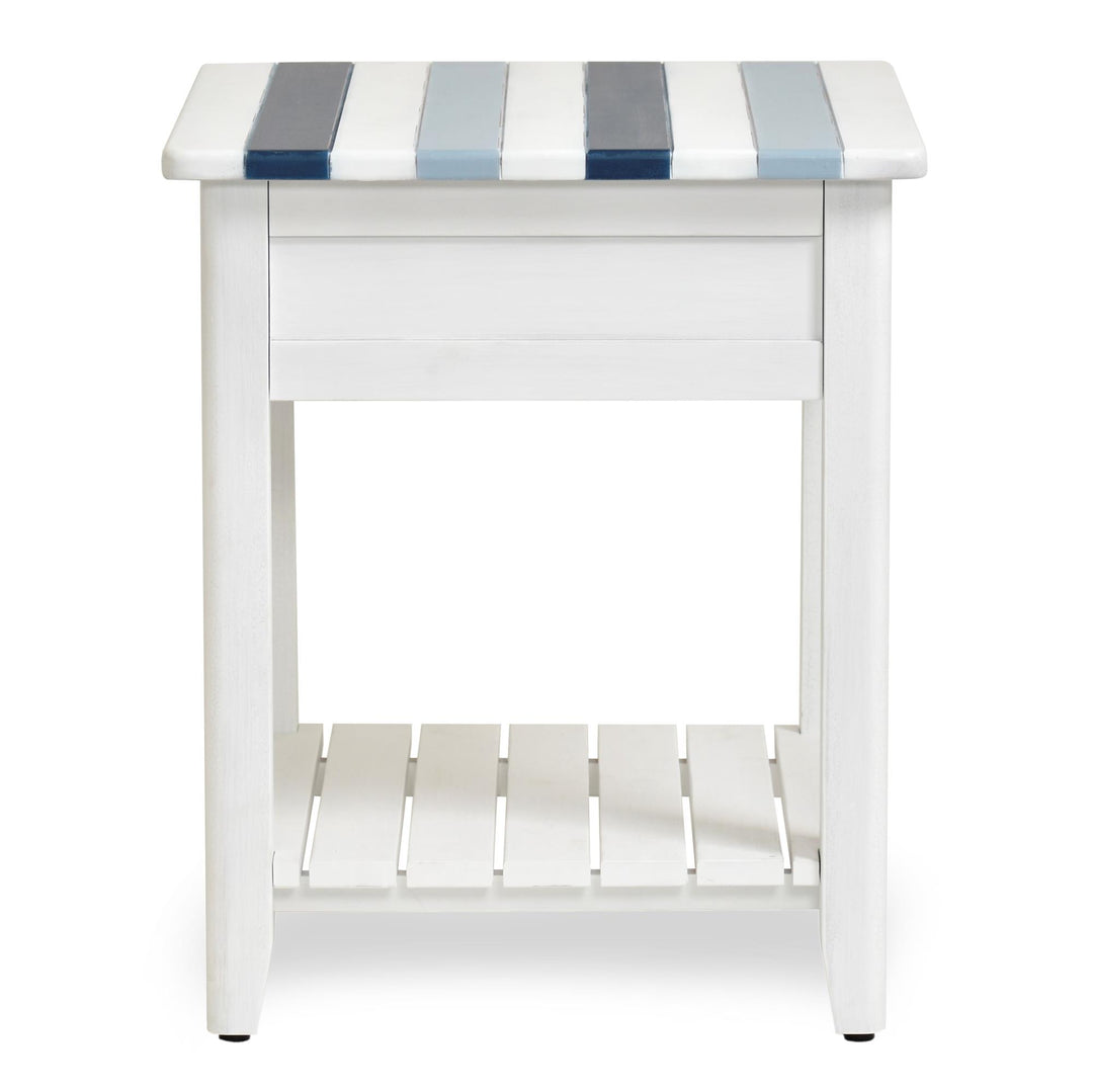 Tricolor End Table - N/A