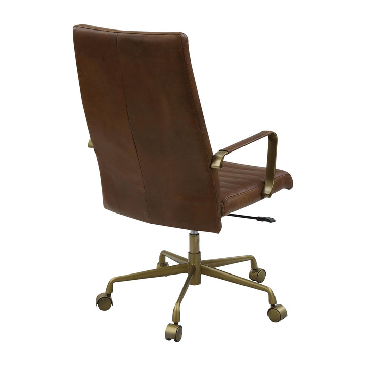 Office chair with swivel seat - Brown