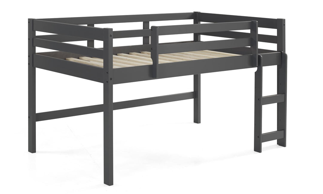 Reversible Front Facing Ladder loft bed - Gray