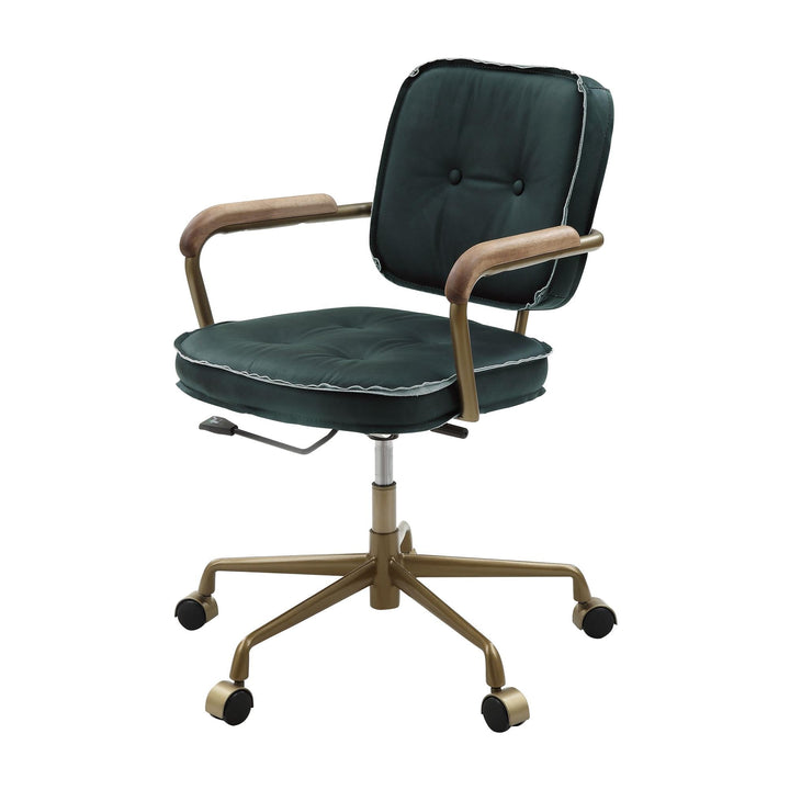 360 degree swivel office chair - Emerald Green