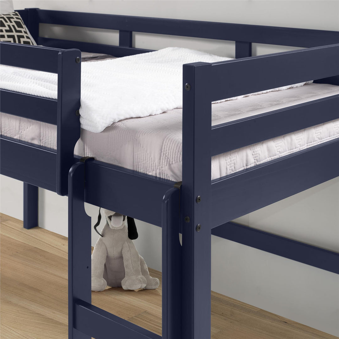 Reversible Front Facing Ladder loft bed - Navy