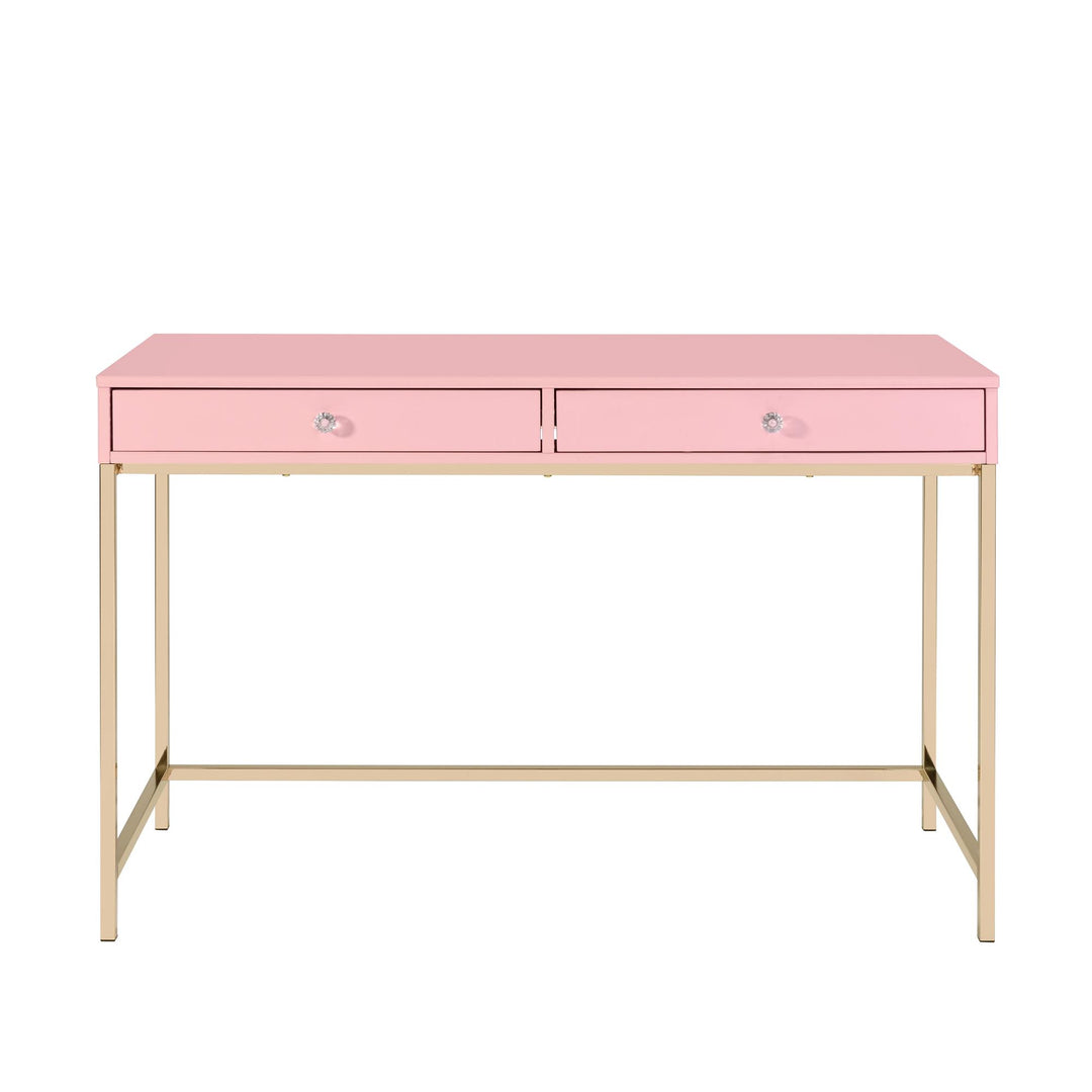 learning desk with drawers - Pink