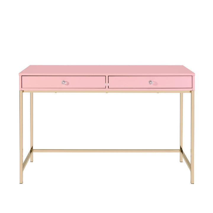 learning desk with drawers - Pink