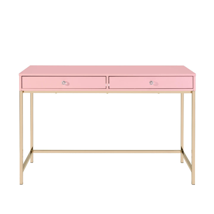 learning desk with drawers - Pink