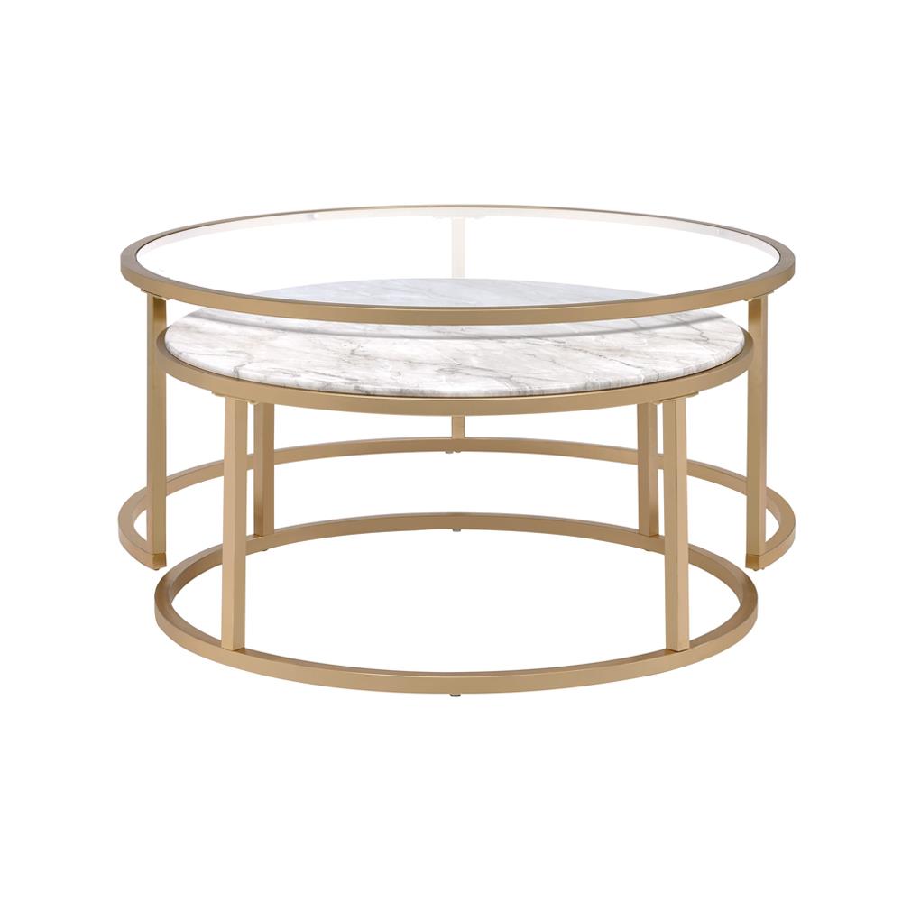 nesting table set - Gold