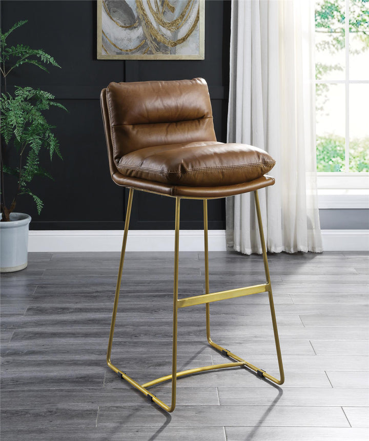 Armless bar chair - Brown