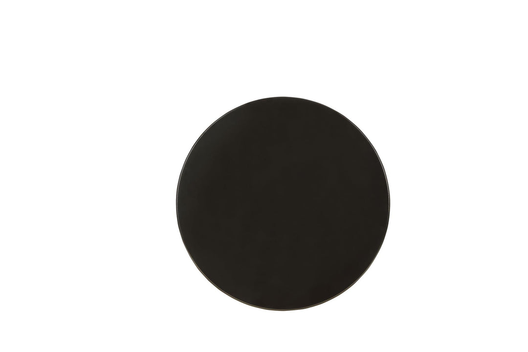 Round accent table - Black