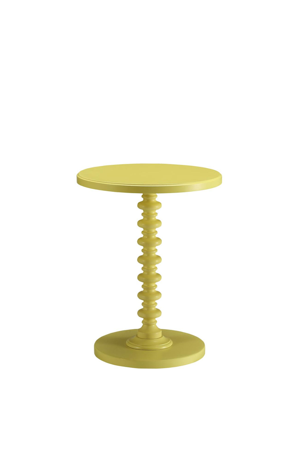 Round accent table - Yellow