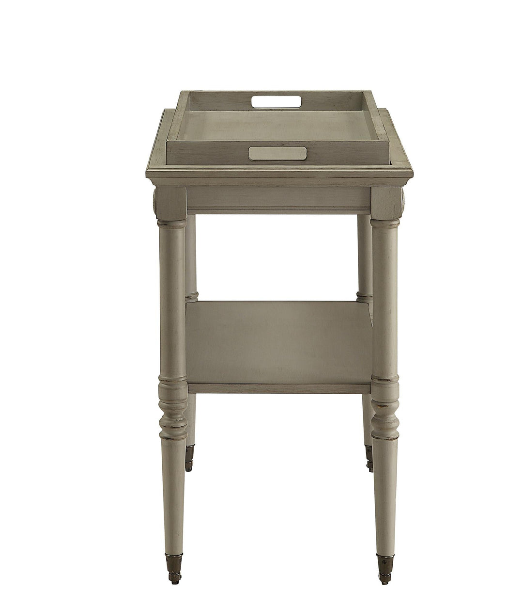 Wooden serving cart - Beige