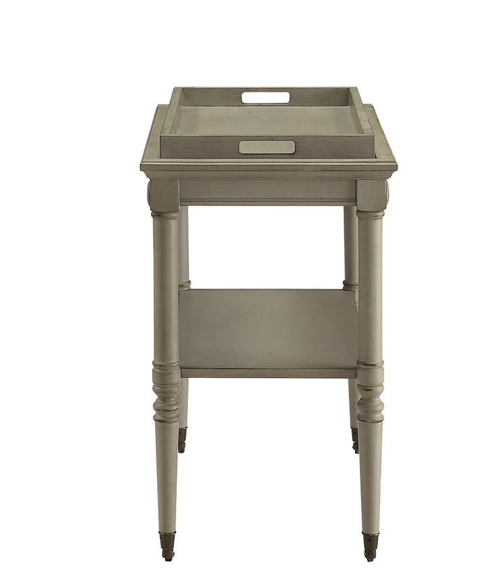 Wooden serving cart - Beige