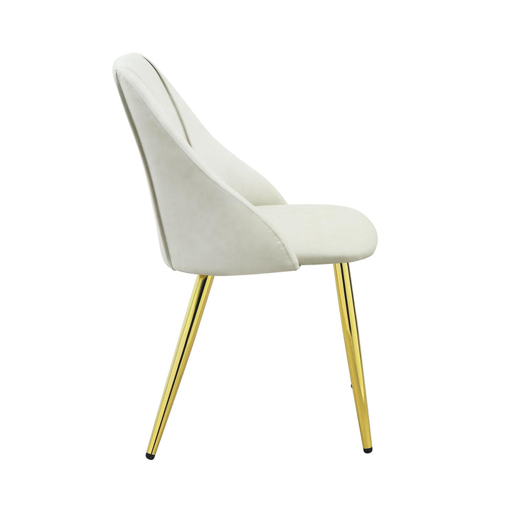 Set of 2 side chairs - White