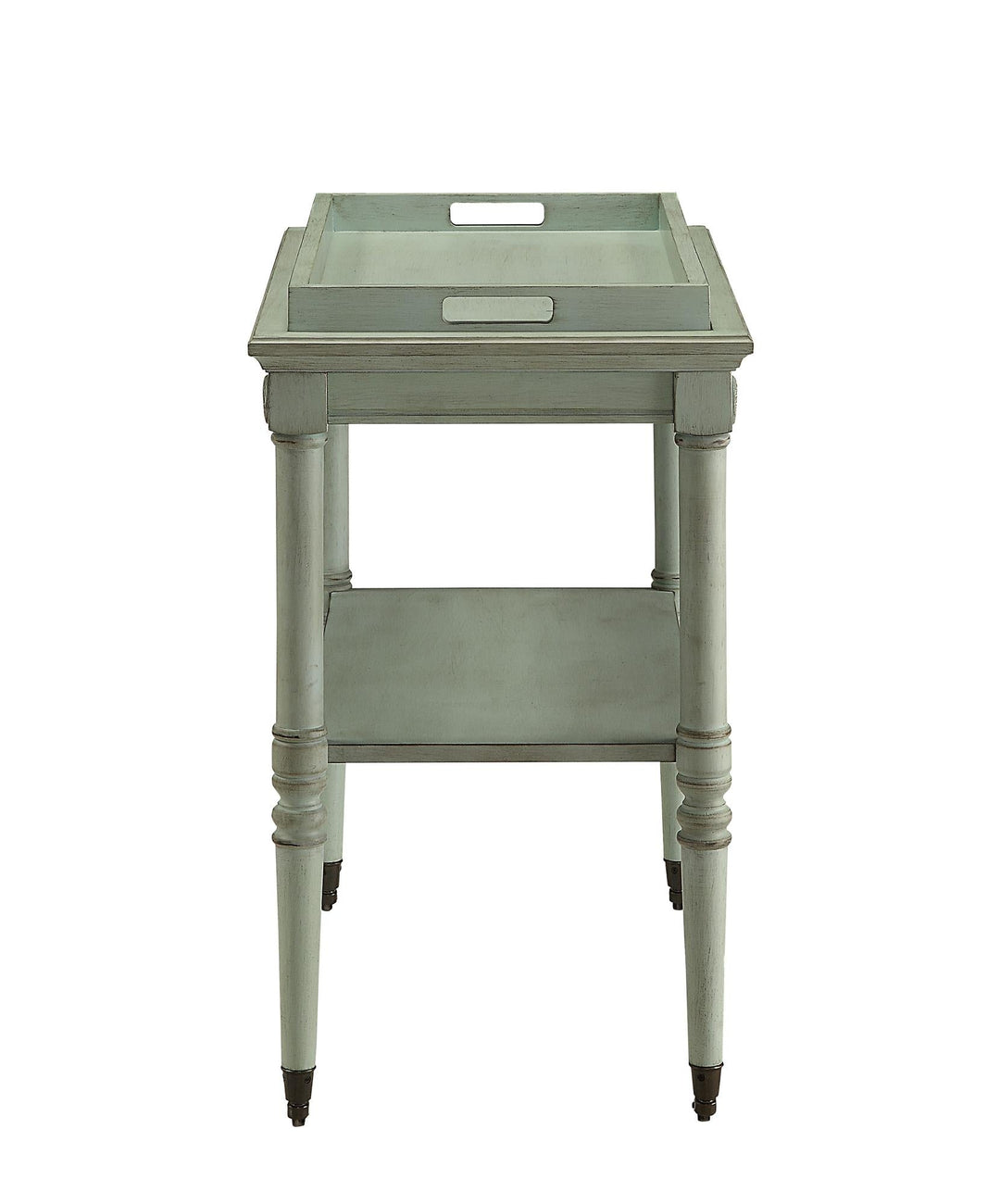 Wooden serving cart - Green