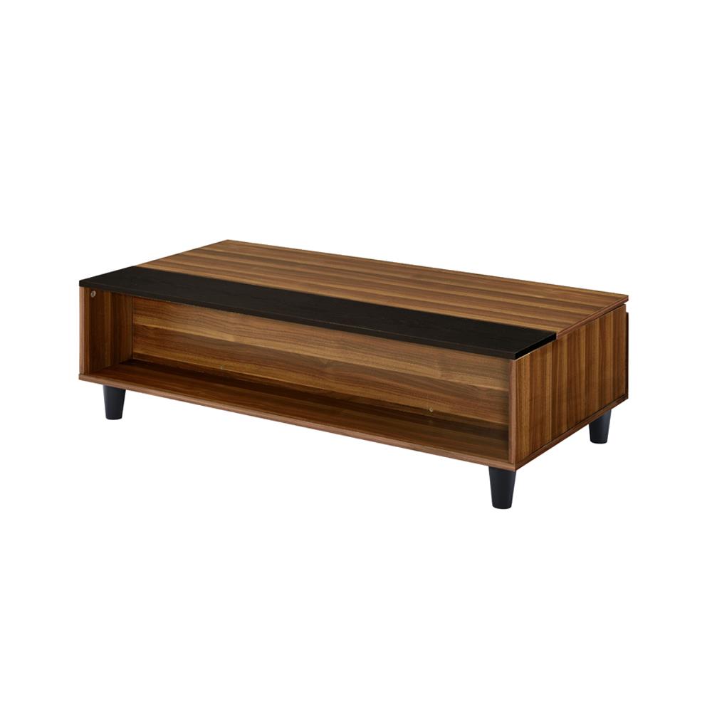 Top lift rectangular coffee table - Walnut
