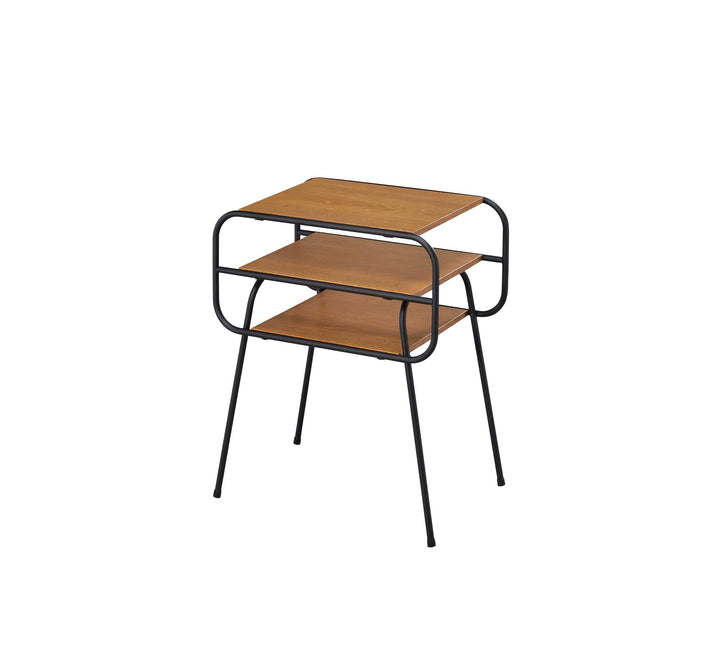 accent table with two shelf for small room - Oak