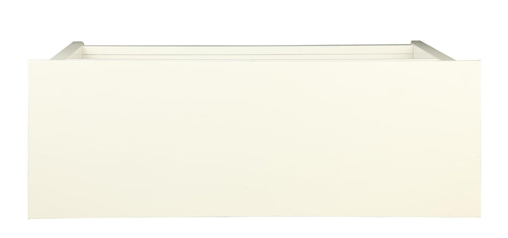 stylish console table with 2 basket storage - White