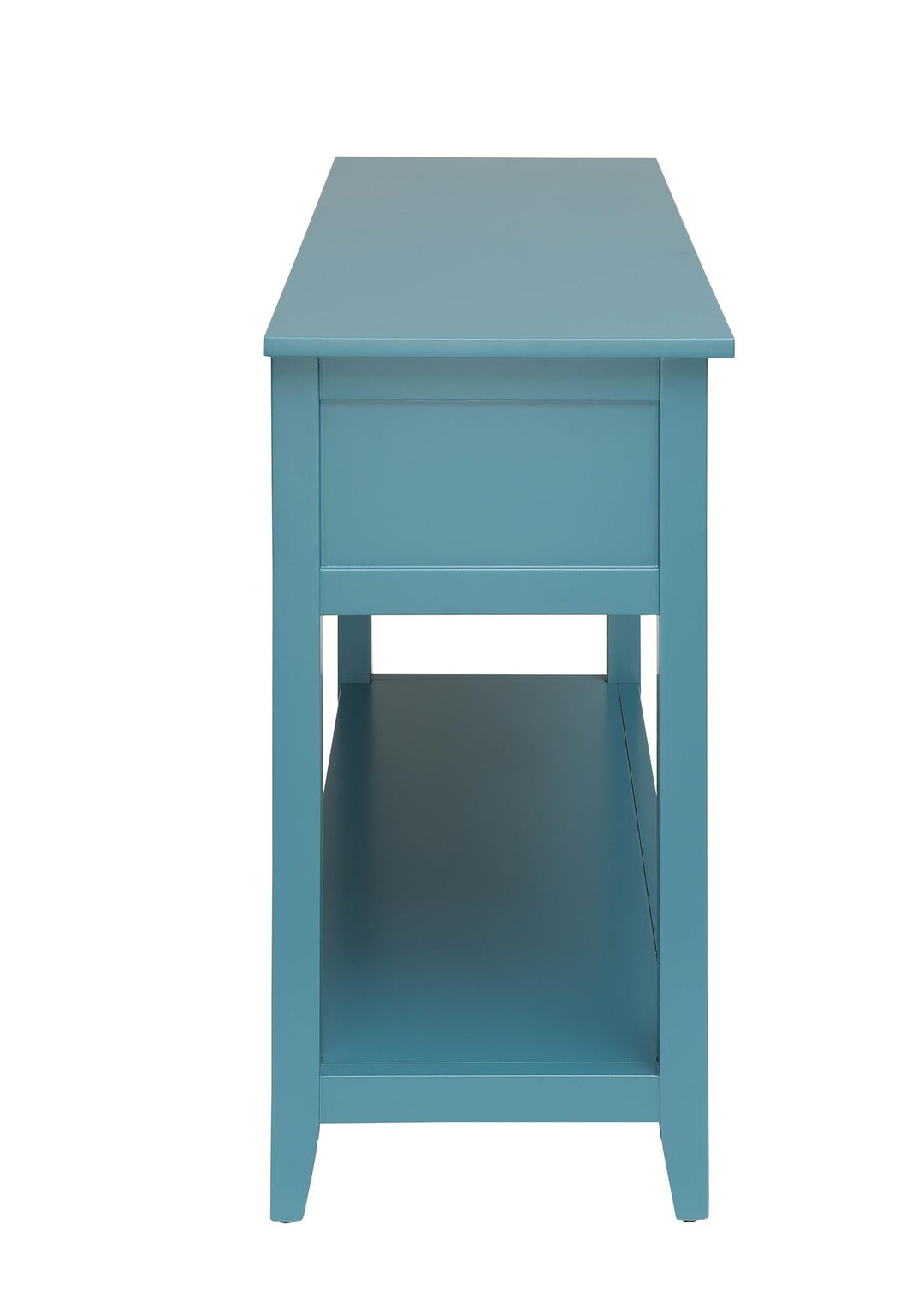 2 baskets under console table - Teal
