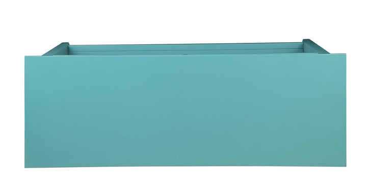 console table with basket - Teal