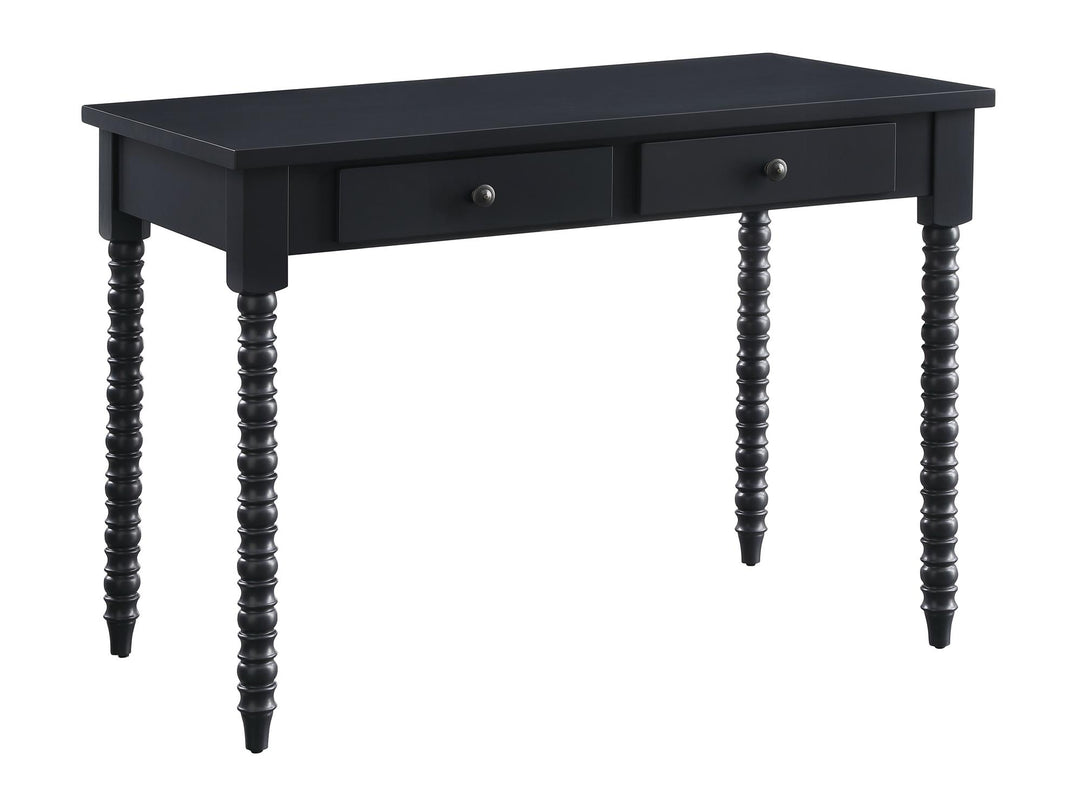 Cora Console Table with 2 Storage Drawers - Charcoal