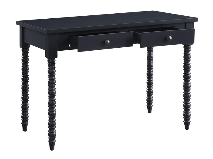 console table with two storage drawers - Charcoal