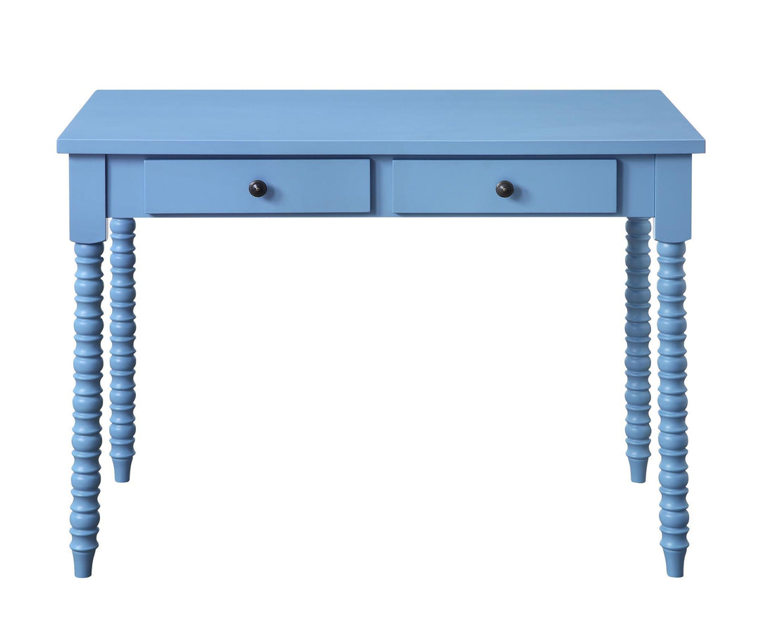 Cora Console Table with 2 Storage Drawers - Blue