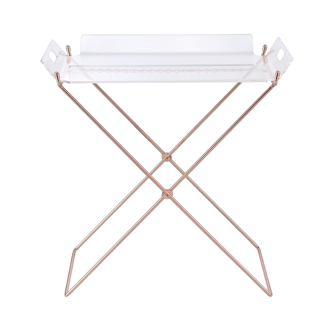 Sterling Tray Table with Removable Tray - Copper
