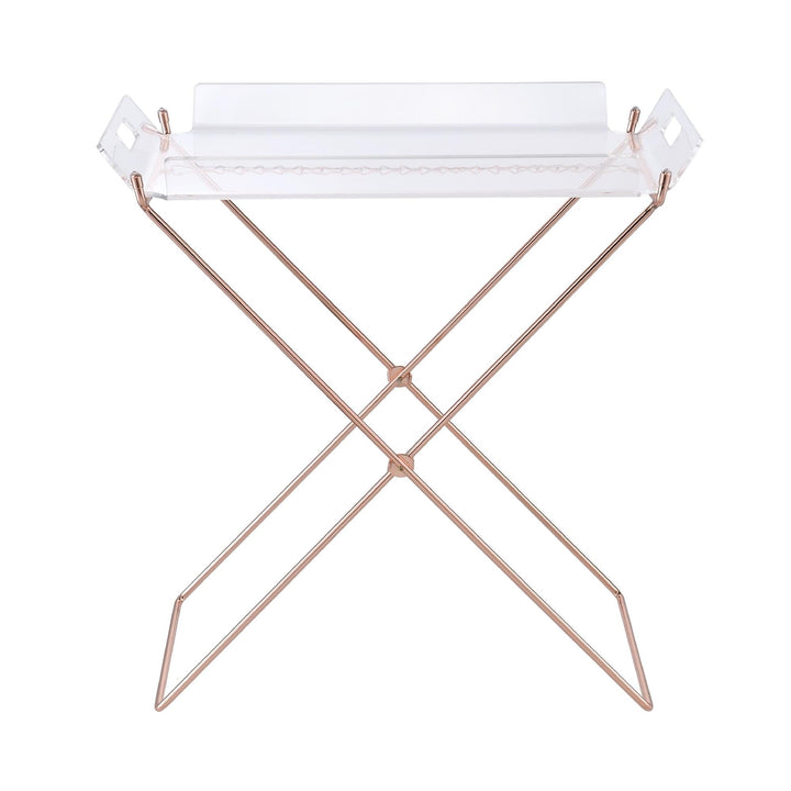 Sterling Tray Table with Removable Tray - Copper