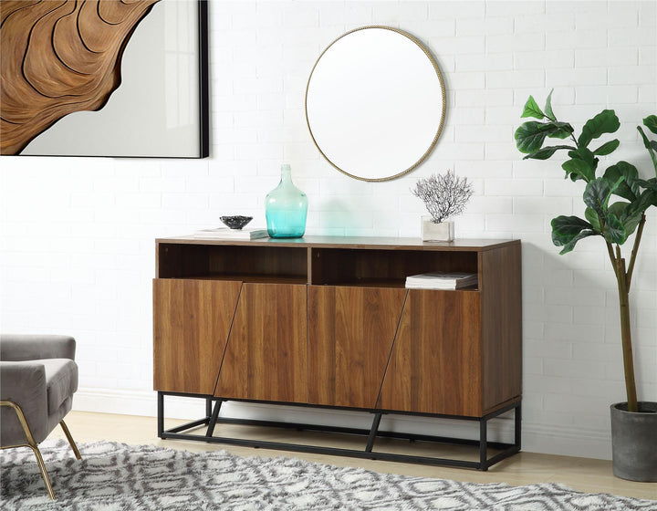 Rectangular Console Table - Walnut