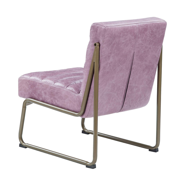 Armless accent chair - Light Purple
