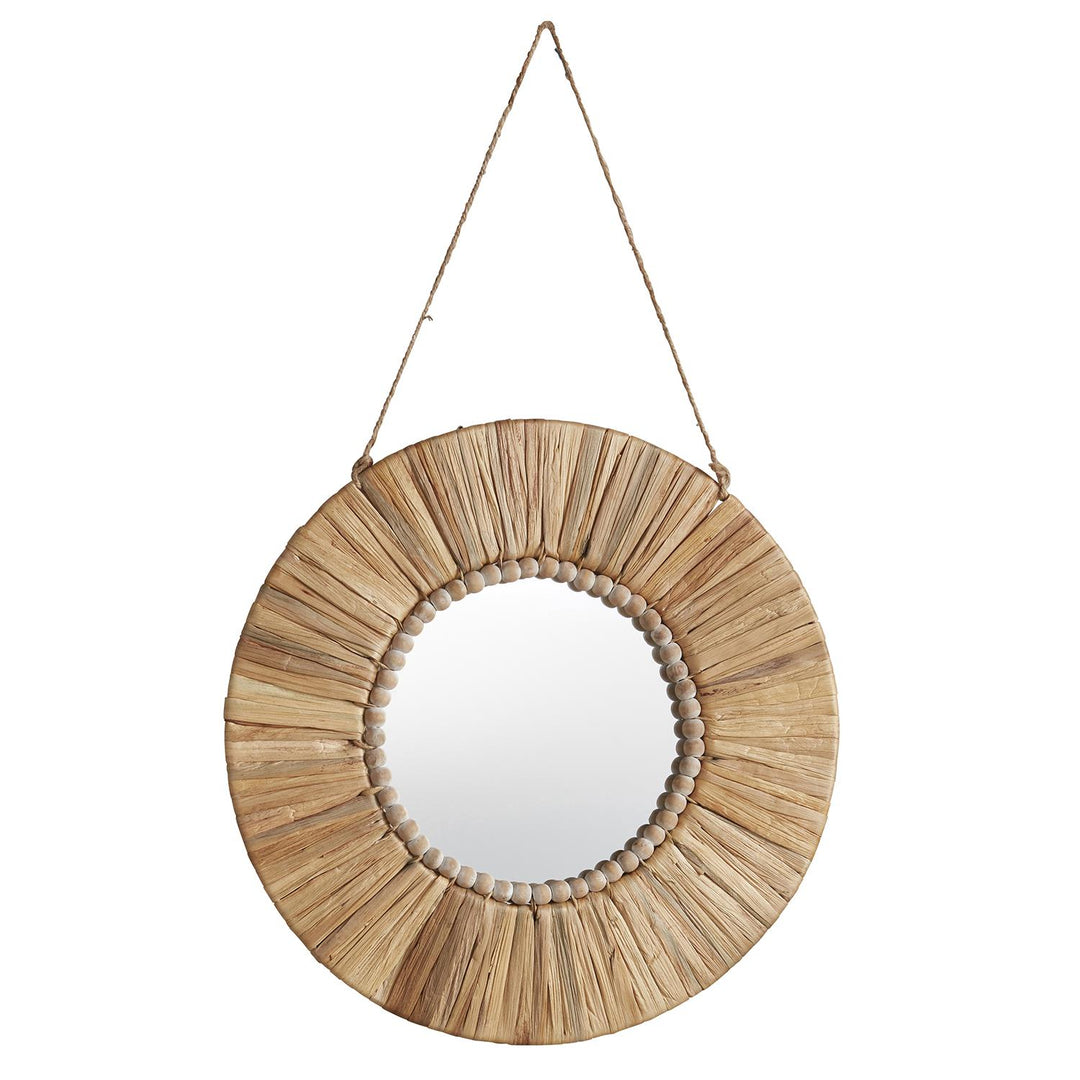 Seagrass 2 Tiered Layered Mirror - Wheat