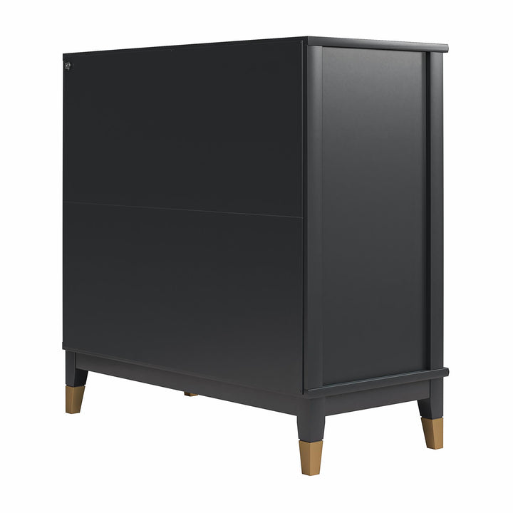 Westerleigh 2 Door Accent Cabinet - Black