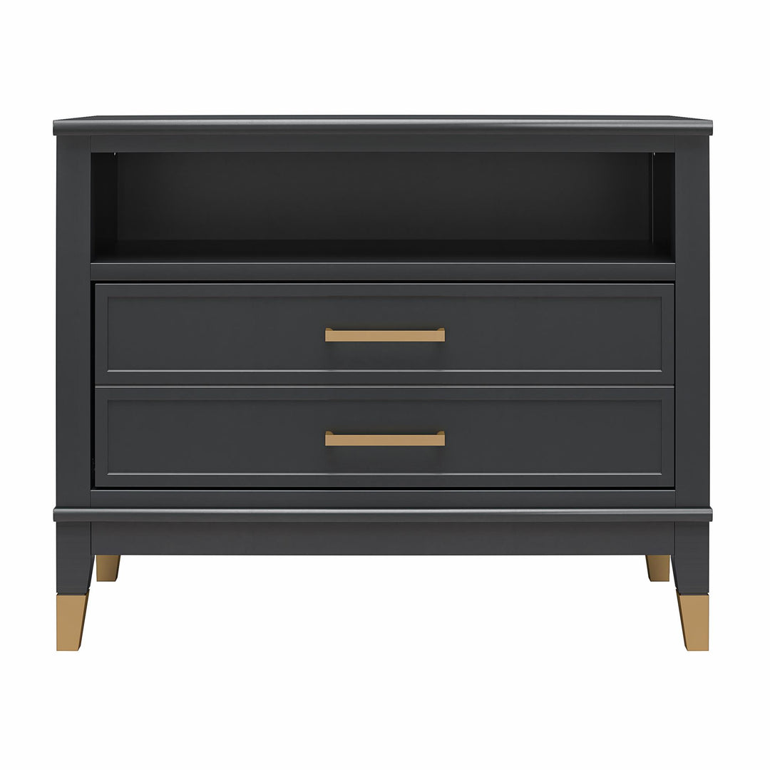 Nightstand to fit large room spaces -  Black