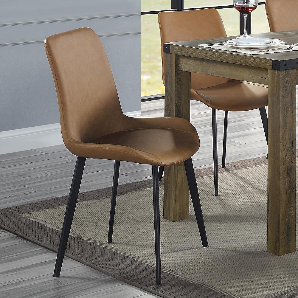 Set of 2 dining Chair - Brown