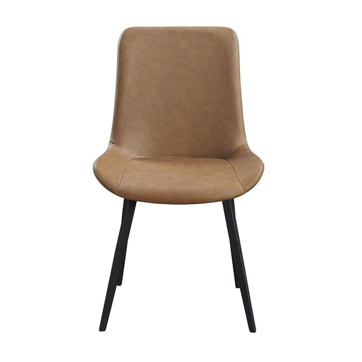 Abiram Side Chair with Rustic Finish, Set of 2 - Brown
