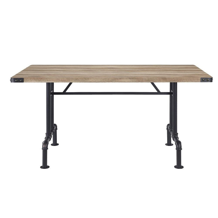Edina Rectangular Wooden Dining Table  -  Natural
