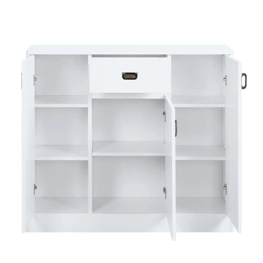 Storage Buffet with 8 storage compartments and 1 Drawer - White