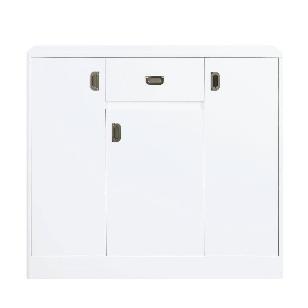 Pagan Storage Buffet with 8 Shelves and 1 Drawer - White