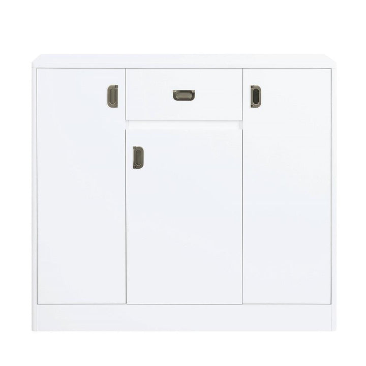 Pagan Storage Buffet with 8 Shelves and 1 Drawer - White