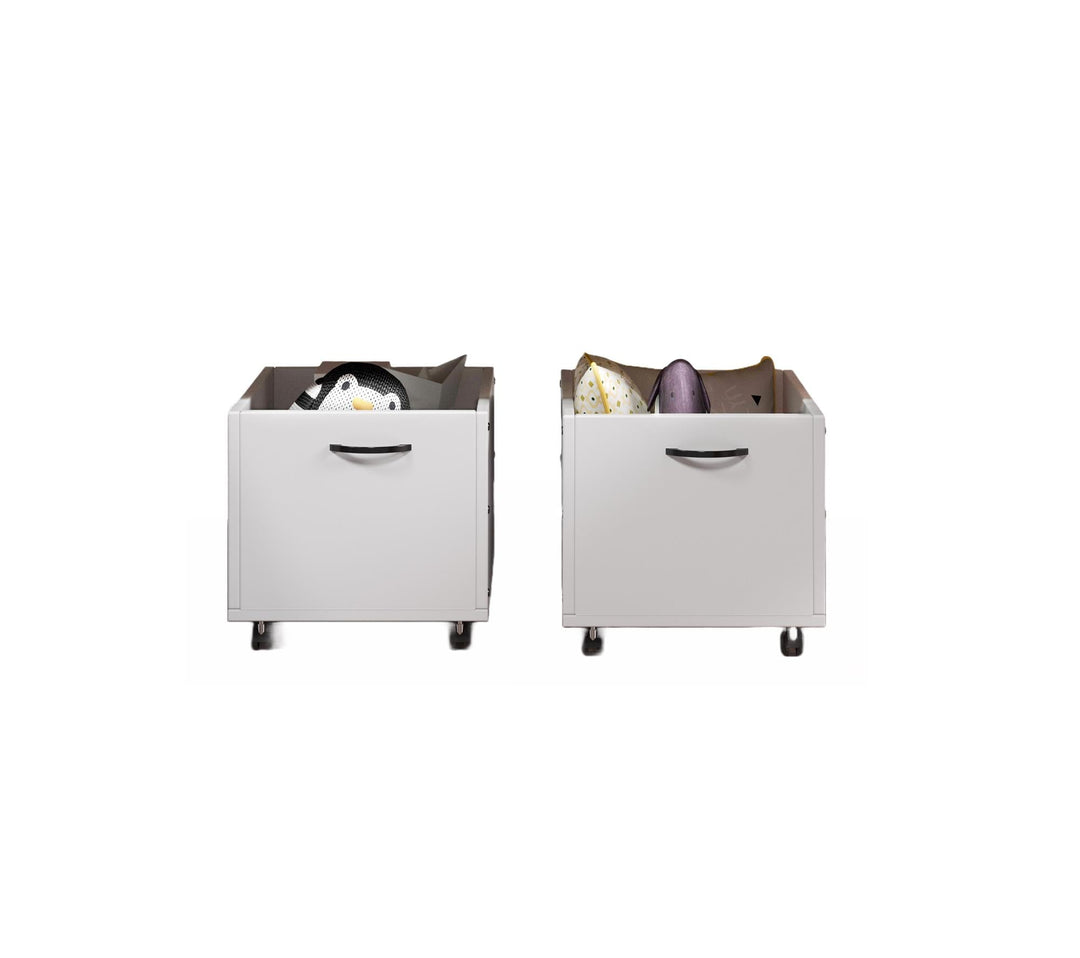 Aurea Toy Boxes, Set of 2 - White