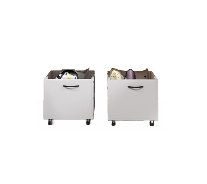 Aurea Toy Boxes, Set of 2 - White