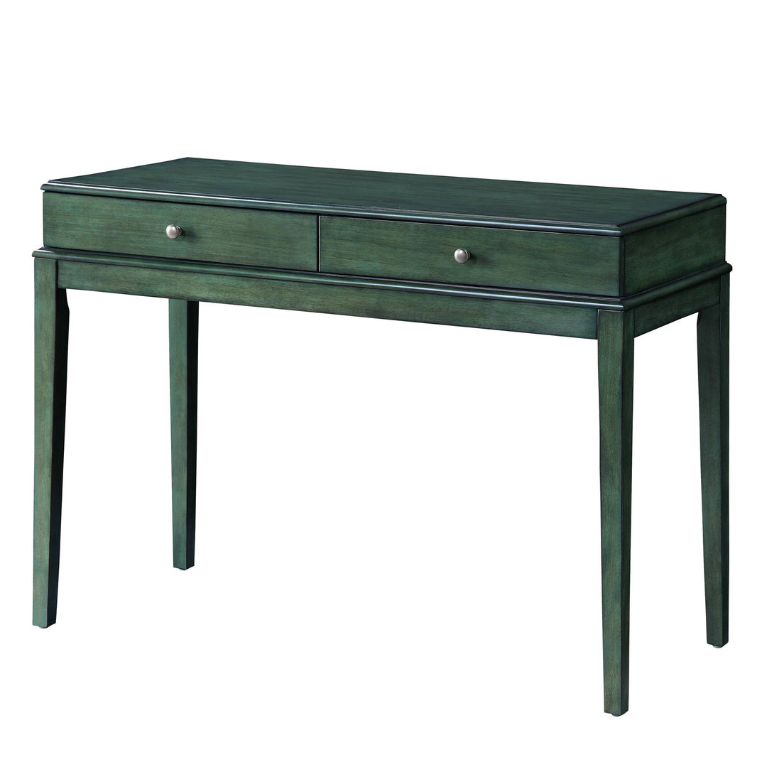 2 drawers Rectangular Console Table - Green