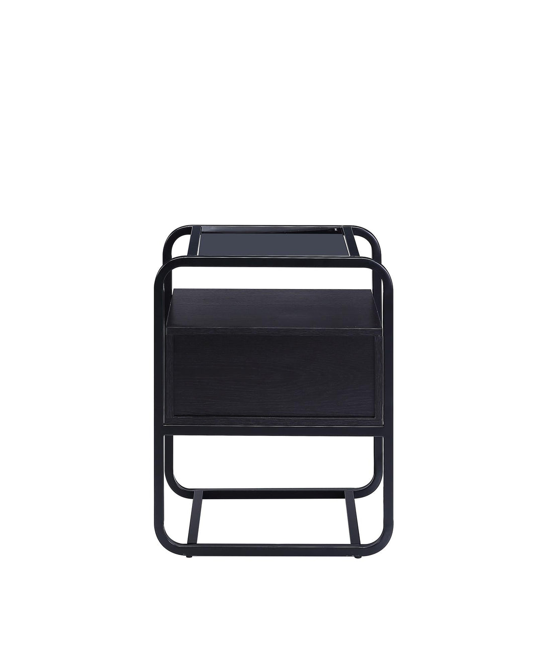 Metal-based table with open storage Colson -  Black