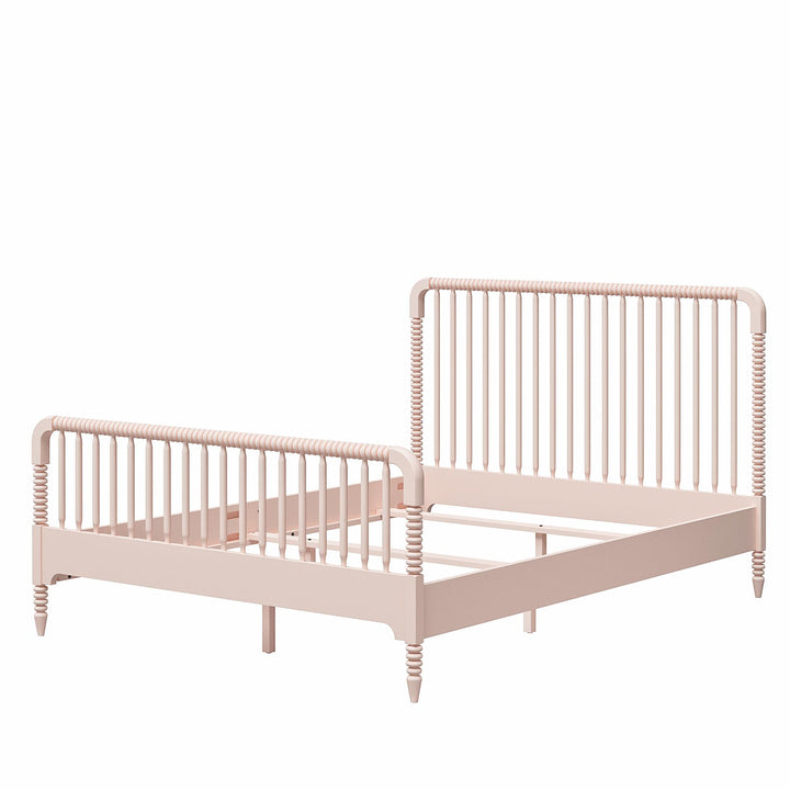 Rowan Valley Linden Kids Full Size Bed with Wood Spindles - Pale Dogwood - Full