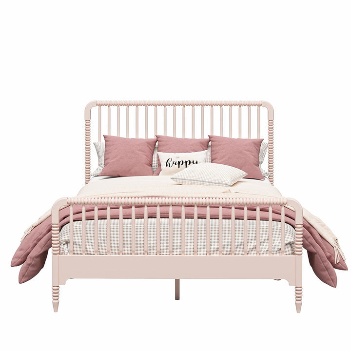 Rowan Valley Linden Kids Full Size Bed with Wood Spindles - Pale Dogwood - Full