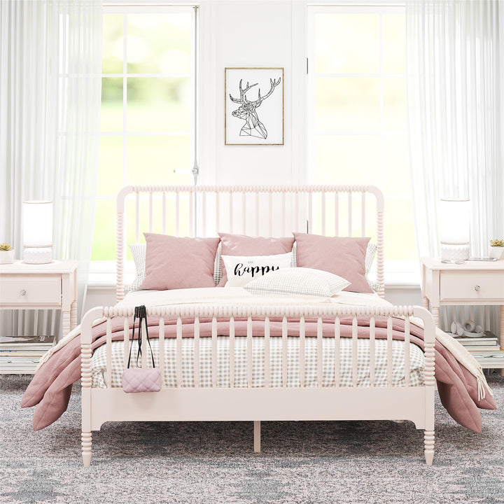 Rowan Valley Linden Kids Full Size Bed with Wood Spindles - Pale Dogwood - Full