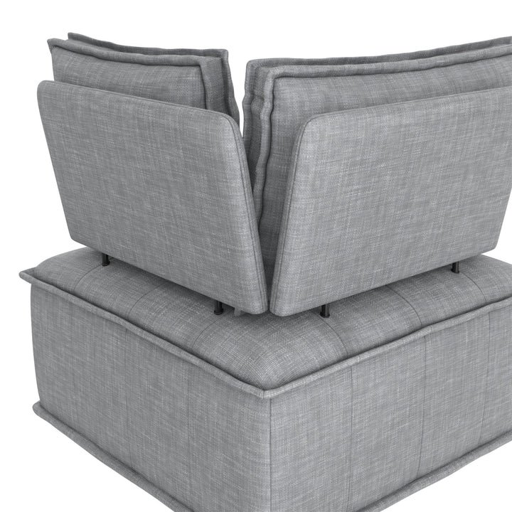 Darcy Corner Chair for Modular Sectional Sofa - Gray